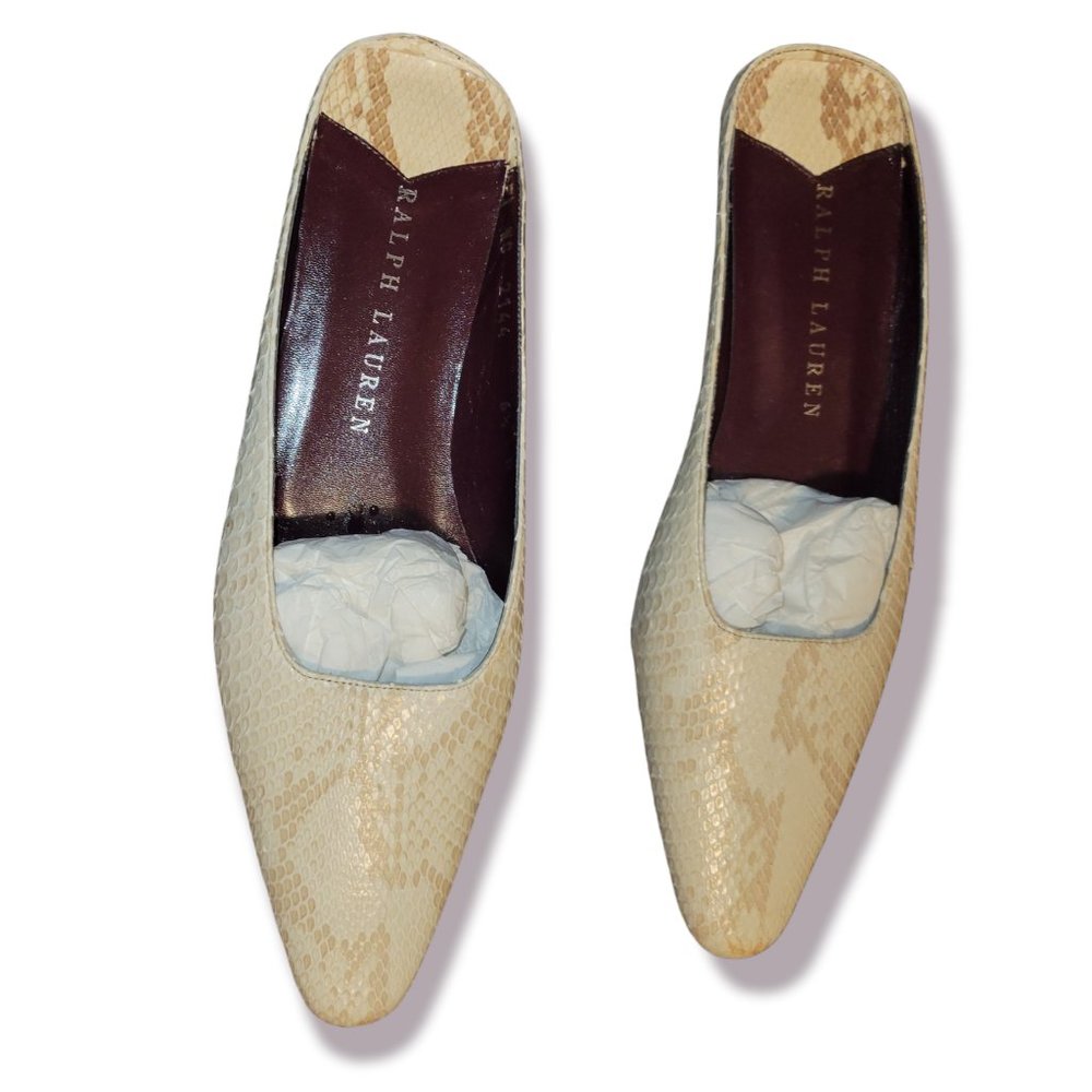 Ralph Lauren Loafer Mules  Slip on Slide Sandals  New  made in Italy